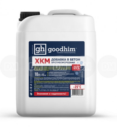 Противоморозная добавка ХКМ, goodhim Frost ХКМ-25, 10л