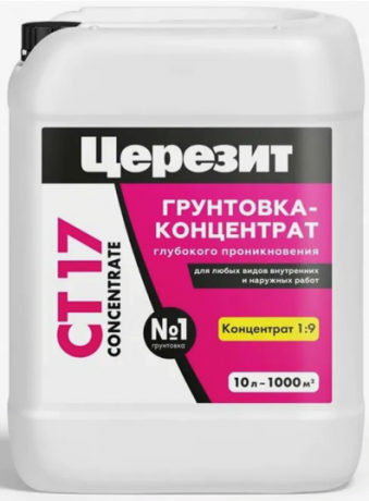 Ceresit Грунтовка CT 17/ 5 л. Концентрат (120 шт/пал )