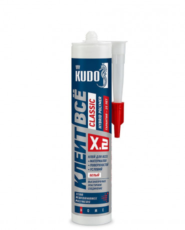 КУДО Клей Клеит Все CLASSIC на основе гибридных полимеров белый 280 мл KX-2W