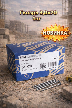 Гвоздь 3х70 1кг (1/500) (арт.4371013986)