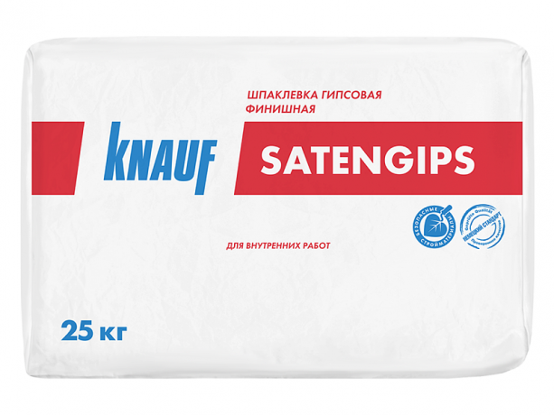 KNAUF Смесь финишная Сатенгипс 25 кг (48 шт/пал) KNAUF Смесь финишная Сатенгипс 25 кг (48 шт/пал)