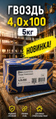 Гвоздь 4х100 5кг (5/1000) (арт.4371011367)