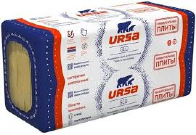 Мин. Изоляция URSA Плиты (1250*600*100) 4,5 м2 (48шт/пал)
