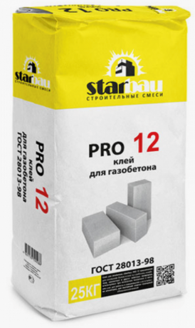 Starbau Клей монтажный "PRO12", 25кг (60 м\паллета)