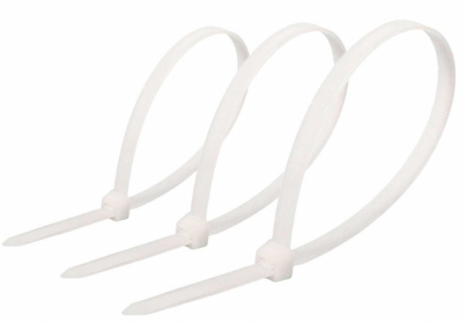 Хомут нейлоновый 3,6*150мм Белый 100шт (250уп)