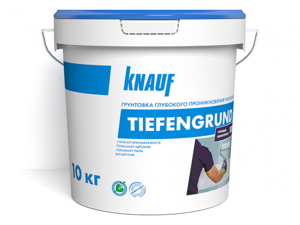KNAUF Грунтовка Тифенгрунд 10 кг ведро (36шт/пал)