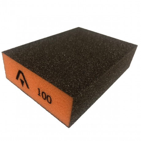 Шлифовальный блок Interflex 98х69х25мм, 4-х сторонний Р100 (100шт)