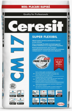 Ceresit CM 117 Extra Клей д/плитки, класс C2 T, 25 кг(48 м\паллета)